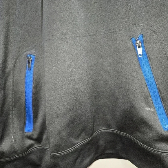 NBA OKC Thunder Gray/Blue Hoodie Jacket Men's Embroidered Logo Size Medium - Picture 4 of 8